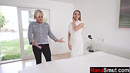 A taboo threesome between a mature women and a younger man