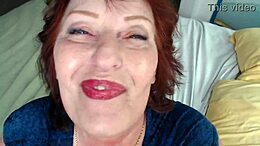 A hot fuck session gives a pretty face and mature pussy a dirty look