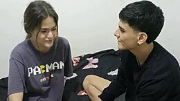 Step sister goes from being step sister, to step sister who likes sex, to step sister that really loves sex with her stepbrother