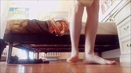 Fucking me hard lick my feet and ass