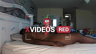 Ebony milf mom fucks big butt in her homemade video