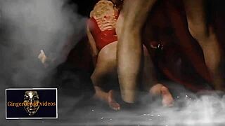 Closeup of a filthy mom sucker asshole
