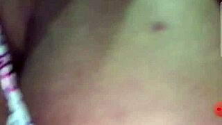 Horny mature MILF gets hard fast on video call