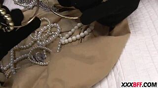 Milf punishes teen in lesbian act