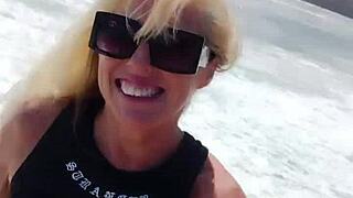 Mature Mommy Goes Naked in the Great Outdoors