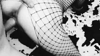 The young couple nervously films their first homemade porn session, exploring their desires in an intimate setting.