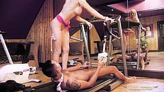 Blonde Babe Moans as Her Big Tits Bounce During Cowgirl Ride and Cum on Face