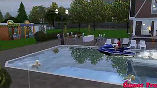 Madara Forces Tsunade To Fuck Him At Pool Party As Boss.