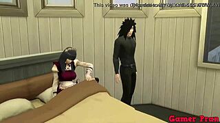 madara seduces shy hinata and fucks her like a slut, asking for anal