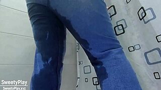 Desperation pee wetting the pants