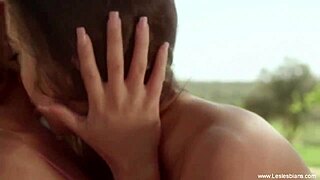 MILF amateur Rebekah and her girl friend Teresa masturbate with a dildo