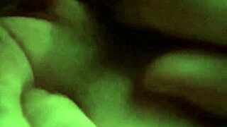 redhead milf feels excited teasing her fat pussy at home.