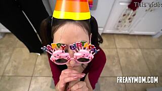 Birthday Threesome: Stepmom Or Stepaunt First?