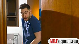 Blonde MILF and Teen Share Hard Cock Together