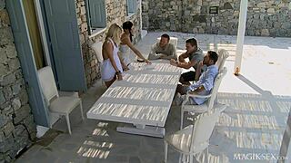 melissa ria teasing with her natural tits before intense anal assfucking session