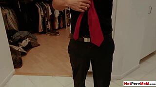 Classy Milf Stepmom Blows Stepson