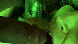 Sexy blonde gags on 9 inch thick cock