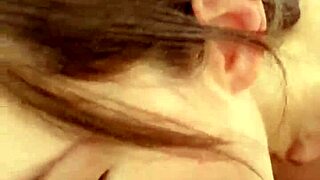 A pregnant pornstar’s blowjob and anal sex recorded by POV video