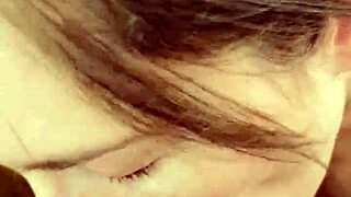 A pregnant pornstar’s blowjob and anal sex recorded by POV video