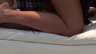 Staying on the sofa as uncle fills my ass with cum