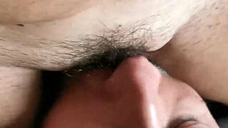 My neighbor puts her big pussy in my mouth, wow