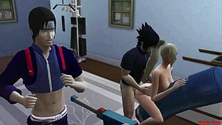 In Naruto Hentai Episode 71, Ino and Sasuke's husband gets cuckolded as wife gets fucked in front of him.