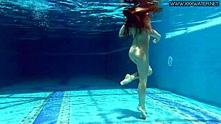 Mature pool babe with huge tits and big ass, Nicole Pearl