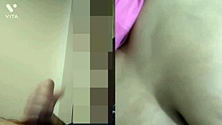 Couch girl gets dominated on video call by step son