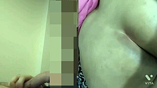 Step mom masturbates on video call.