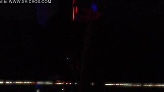 Spanish hotwife's first lap dance turns to a hot cumshot