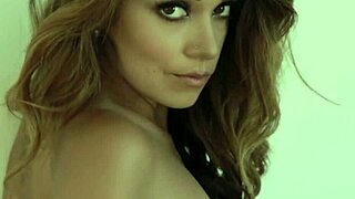 lusty brunette ali rose poses in lingerie, rips clothes, and shows her naked body