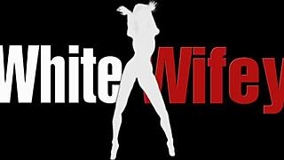 exotic milf says, i'm fucking this big black cock anal style hard.