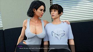 6-milfy city - v0 6e - part 6 - peeping my stepmom through bathroom keyhole dubbing. wanna see more?