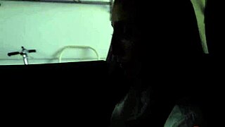 step daughter bribes me with a sloppy blowjob in public outdoor spot - brunette mature