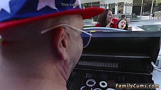 college stud fucks milf for first time, he's jennifer's stepson 😏