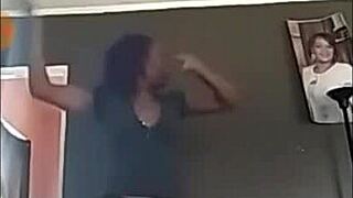 Sweaty and naughty MILF gets on camera