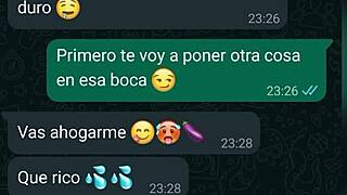 WhatsApp Chat With Maid Karina Ends In Bent Over Anal Fucking And Cum