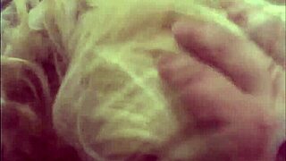 blonde cougar fuckslut drains my balls with blowjob cumshot on command like filthy whore