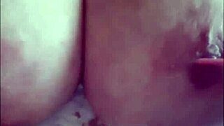 Klaudiaambergirl, a horny cougar milf, massages her big natural tits