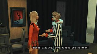 Sims 4 Wicked Halloween: Rejuvenation Sperm in Cartoon Missionary Action