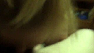 Can this milf blonde babe handle sloppy blowjob recording?