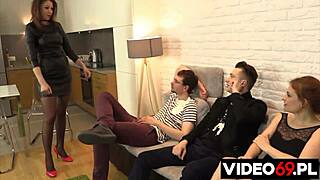 polish milf boss gets her ass fucked hard in high definition sex scene