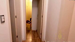 Husband Catches Wife Cassiana Costa in Bed with Friend. Stranger Joins for Wild Amateur Fun at Cassianacosta.com.