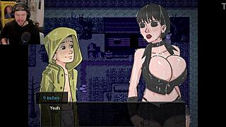 Violent sex with tit jobs and cock jobs in the animated anime porn creampie