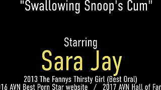 बस्टी कूगर सारा जे की ज्यूसी चूत को बड़े ब्लैक लंड से डॉगी स्टाइल में चोदा और काउगर्ल में चढ़ी