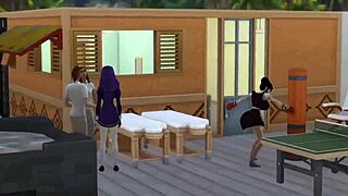 ड्रैगन बॉल हेंटाई: गोकू कंट्रोल खोता है, आसपास सबको चोदता है!