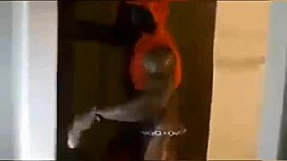 Sexy Male Stripper Performs Doggy Style With Big Black Cock At Party.