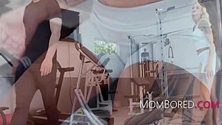 Blonde MILF Fucked During Workout