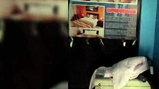 Stepmother waits in room for stepson.