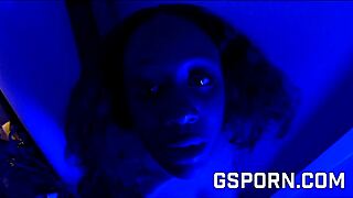 Sexy ebony milf dominates with rough pussy fucking and monster cock